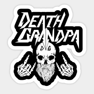 Death Grandpa Sticker